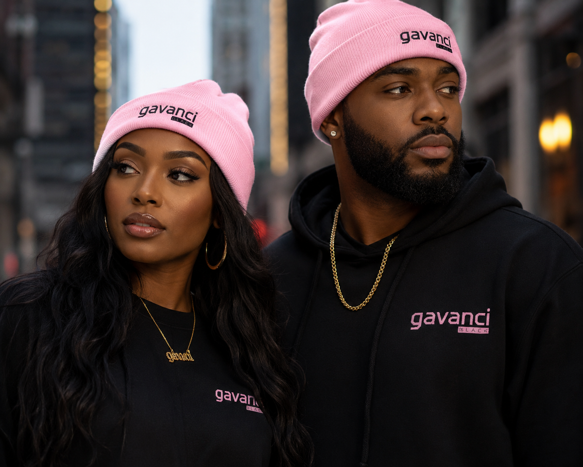 Gavanci Black "The Professional" (SL) Cuffed Beanie
