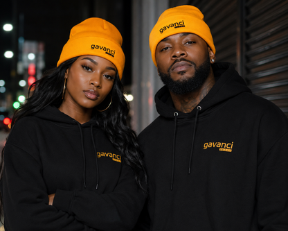 Gavanci Black "The Professional" (SL) Cuffed Beanie