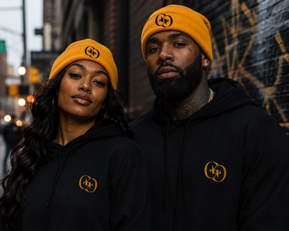 Gavanci Black Cuffed Beanie