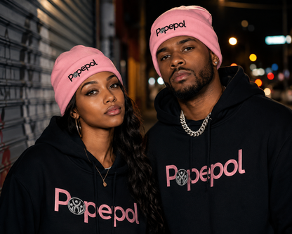 Popepol "Rise Above" Cuffed Beanie