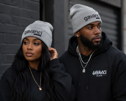 Gavanci Black "The Professional" Cuffed Beanie