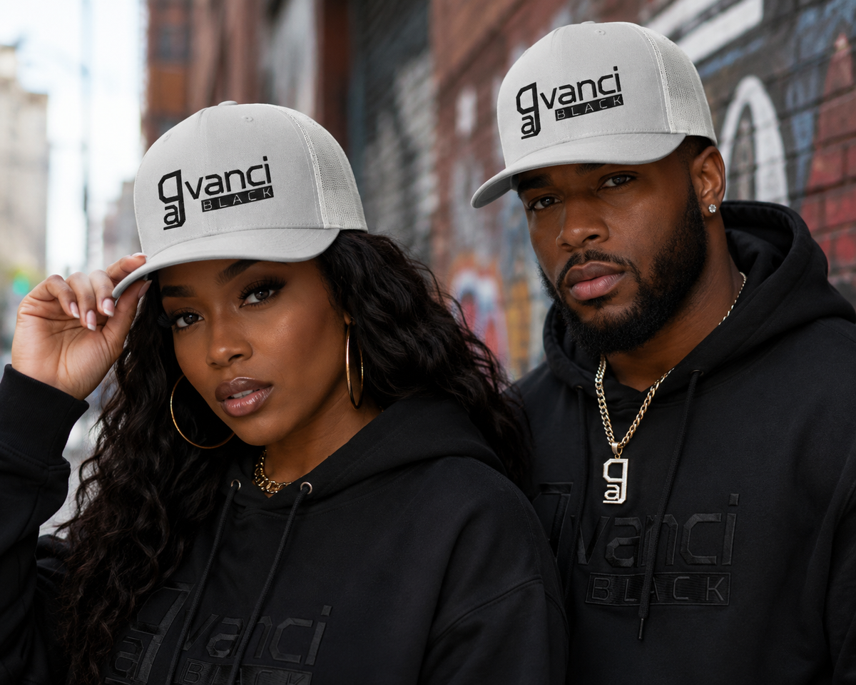 Gavanci Black "Lowkey" Trucker Cap