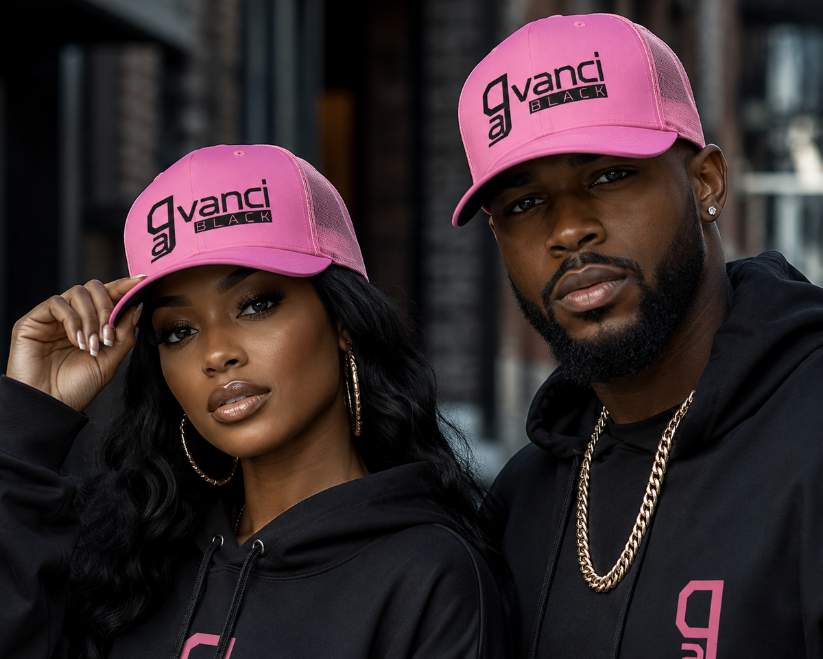 Gavanci Black "Lowkey" Trucker Cap