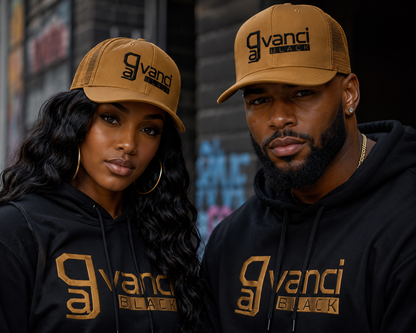 Gavanci Black "Lowkey" Trucker Cap