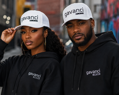Gavanci Black "The Professional" Trucker Cap
